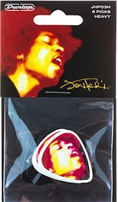 Dunlop JHP03H Jimi Hendrix Electric Ladyland plectrumset (6 stuks, heavy) Dunlop JHP03H Jimi Hendrix Electric Ladyland plectrumset (6 stuks, heavy)