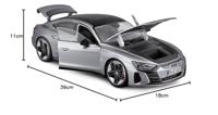 Bburago Audi RS e-tron GT 2022, silber 1:18 Auto - thumbnail