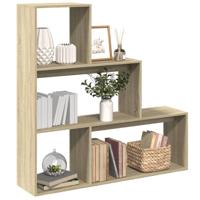 Kamerscherm / boekenkast 123x29x123 cm hout sonoma eiken - thumbnail
