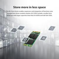 Transcend 430S 1 TB SATA M.2 SSD 2242 harde schijf M.2 SATA 6 Gb/s Retail TS1TMTS430S - thumbnail