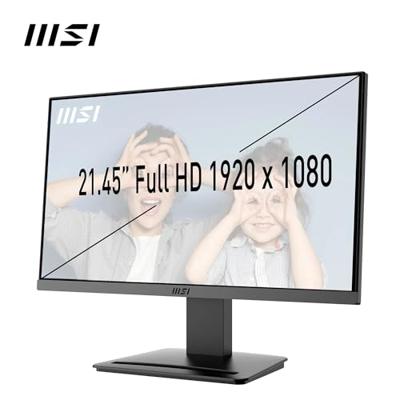 MSI PRO MP223 E2 PC-monitor, 54,5 cm (21,4), 1920 x 1080 pixels, Full HD, LED, zwart (MSI 21,45 VA MONITOR PRO MP223 E2)