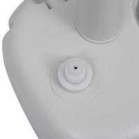 VidaXL Kampeerwasbak draagbaar 20 l grijs - thumbnail