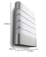 Mygarden raccoon wandlamp - inox Philips - Philips - thumbnail