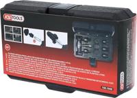 KS Tools 150.1040 3/8 olieservice-speciale profielset voor kunststof olieaftapschroeven, 9-delig - thumbnail