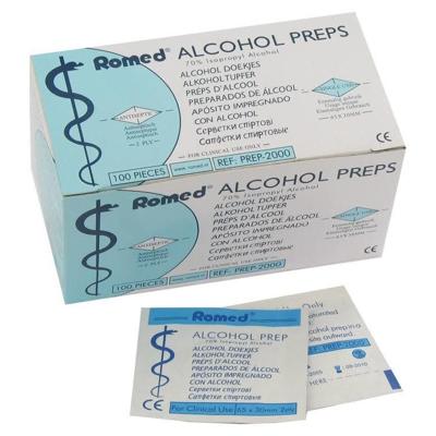 Romed Alcohol Doekjes 65x30mm Romed Alcohol Doekjes 65x30mm
