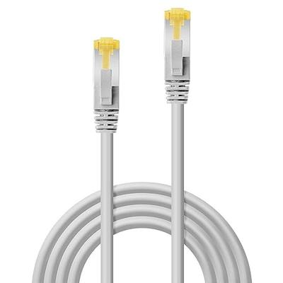 LINDY 47261 RJ45 Netwerkkabel, patchkabel CAT 6a (losse kabel CAT 7) S/FTP 0.50 m Grijs Snagless 1 stuk(s)