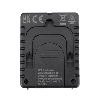 TFA Dostmann Digitales Thermo-Hygrometer 30.5039.01.03 Thermo- en hygrometer Zwart