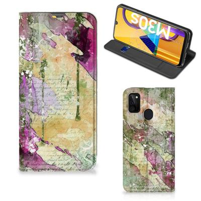Bookcase Samsung Galaxy M30s | M21 Letter Painting Bookcase Samsung Galaxy M30s | M21 Letter Painting