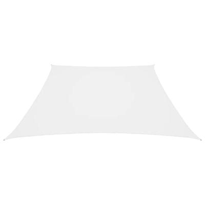 Zonnezeil trapezium 4/5x3 m oxford stof wit