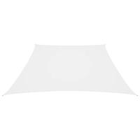 Zonnezeil trapezium 4/5x3 m oxford stof wit - thumbnail