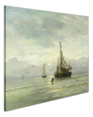 Schilderij - Hendrik Willem Mesdag, Kalme zee, 1860-1900, reproductie, 60x80cm