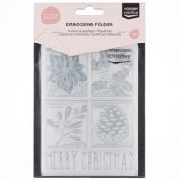 Vaessen Creative • embossing folder kerstlabels - thumbnail