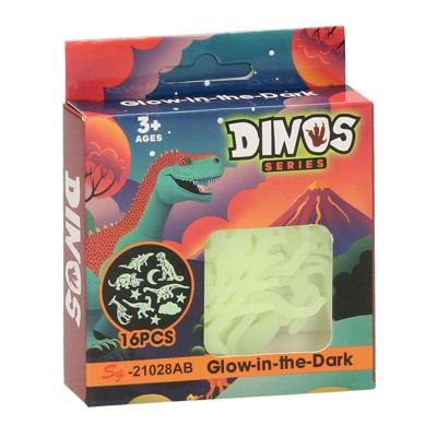 Glow in the Dark Dino's, 16dlg. Glow in the Dark Dino's, 16dlg.