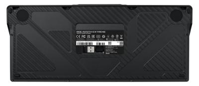 ASUS ROG Azoth Extreme draadloos mechanisch gamingtoetsenbord - 75% TKL, aluminium chassis, koolstofvezelplaat, verstelbare pakkingbevestiging, kleur OLED-touchscreen, ROG NX Sneeuw Lineaire