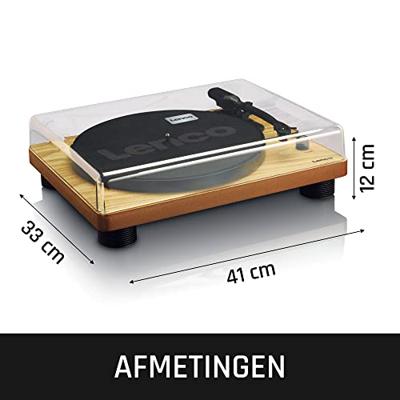 Lenco LS-50WD Platenspeler met ingebouwde luidsprekers USB Codering Hout - LS-50WD Lenco LS-50WD Platenspeler met ingebouwde luidsprekers USB Codering Hout - LS-50WD