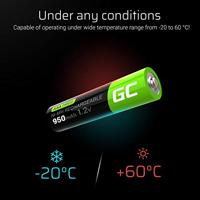 Green Cell HR03 Oplaadbare AAA batterij (potlood) NiMH 950 mAh 1.2 V 4 stuk(s) - thumbnail