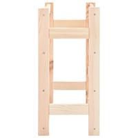 Wijnrek voor 16 flessen grenenhout - thumbnail