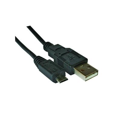 LogiLink CU0034 USB-kabel USB 2.0 USB-A stekker, USB-micro-B stekker 1.80 m Zwart
