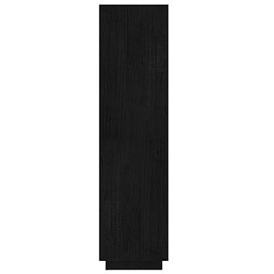 Boekenkast/kamerscherm 60x35x135 cm massief grenenhout zwart Boekenkast/kamerscherm 60x35x135 cm massief grenenhout zwart