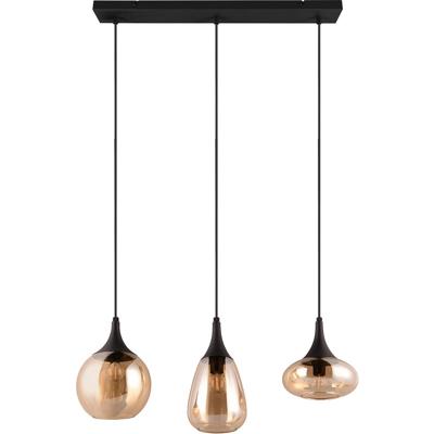 Moderne LED Hanglamp E14 - 3-Lichts - Mat Zwart Metaal