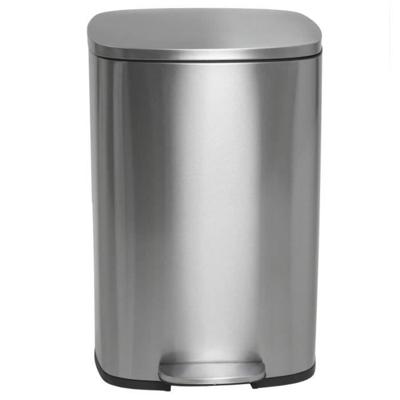 KITCHEN MOVE Pattumiera da cucina a pedale - Acciaio inox spazzolato - 50L - ADMIRAL