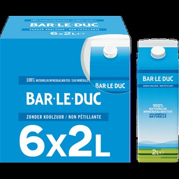 Bar-le-Duc Natuurlijk Mineraalwater Zonder Koolzuur 6 x 2 L bij Jumbo Bar-le-Duc Natuurlijk Mineraalwater Zonder Koolzuur 6 x 2 L bij Jumbo