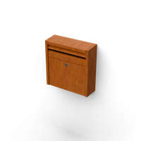 Wandbrievenbus Corten Geroba - Geroba - thumbnail