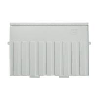 Scheidingsplaat kaartenbak han a4 dwars lichtgrijs | 5 stuks - thumbnail