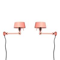 Tonone Bolt Bed Underfit met stekker Wandlamp Set van 2 - Roze - thumbnail
