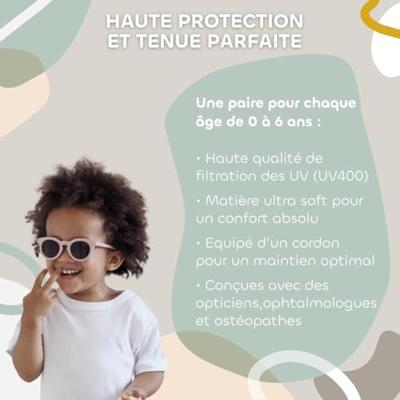 BEABA Happy-zonnebril voor kinderen van 2 tot 4 jaar oud rouge BEABA Happy-zonnebril voor kinderen van 2 tot 4 jaar oud rouge