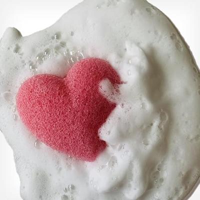 Lady Green Konjac gezichtsspons rose 1 Stuks