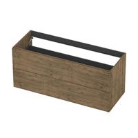 INK - Onderkast 2L Decor Softclose Tbv Greep - 1200x450x520 Mm - Naturel Eiken - thumbnail