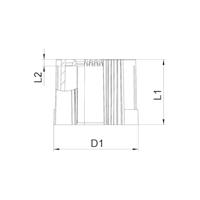 OBO Bettermann 2047979 Montageaccessoire Zwart 1 stuk(s) - thumbnail