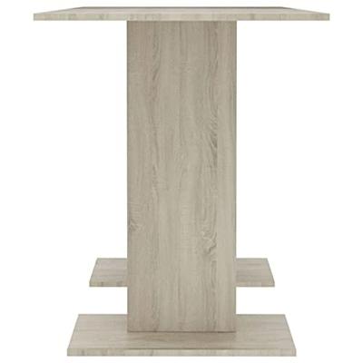 VidaXL Eettafel 110x60x75 cm bewerkt hout sonoma eikenkleurig VidaXL Eettafel 110x60x75 cm bewerkt hout sonoma eikenkleurig