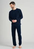 Schiesser Schiesser heren pyjama lang 175605 nachtblauw 58 - thumbnail