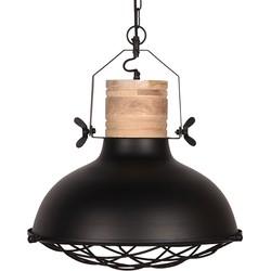 LABEL51 hanglamp 'Grid' 52x52x48 cm, kleur Zwart