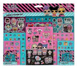 L.O.L. L.o.l surprise! super stickerset, 500st.
