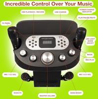 Easy Karaoke EKS468BT Smart Bluetooth Karaoke System met vier microfoons - thumbnail