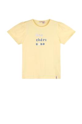 NoNo zomer t-shirt meisjes - geel - mon cheri - Kandy