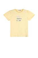 NoNo zomer t-shirt meisjes - geel - mon cheri - Kandy - thumbnail