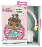 OTL Technologies TWEEN LOL Glam Club Kinderhoofdtelefoon (opvouwbaar, gevoerde beugel, kleurrijk stripdesign, voor jongens en meisjes) roze/wit - thumbnail