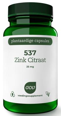 AOV 537 Zink Citraat 25mg Vegacaps AOV 537 Zink Citraat 25mg Vegacaps