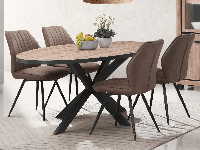 Ovale eettafel ELEGA 220 cm canadese eik - thumbnail