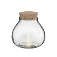 Terrarium vaas met LED - 15 cm diameter - thumbnail