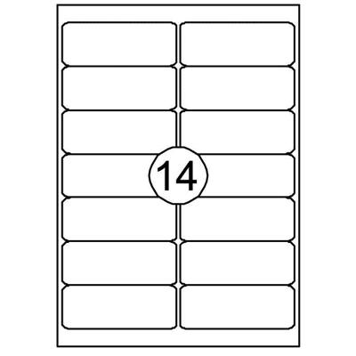 Etiket Quantore 99.1x38.1mm 1400 stuks Etiket Quantore 99.1x38.1mm 1400 stuks