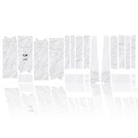Unleazhed unscratch - gravelbike frame protection film bpg01 topolines black - thumbnail
