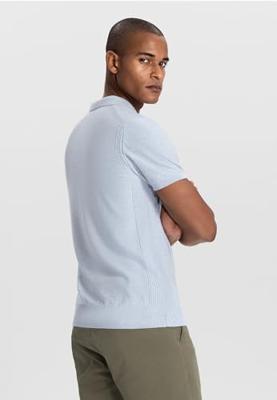 Dstrezzed Mercury Short Sleeve Polo 420026 Poloshirts 646 Lt. Blue