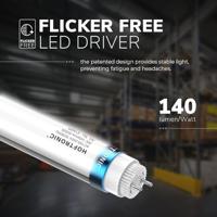 10x LED TL Buis 60cm - T8 G13 - 9W 1260 Lumen (140 lm/W) - 6000K - (32W/860) - thumbnail