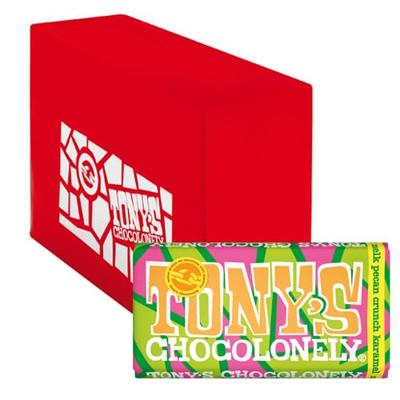 Tony's Chocolonely Tony's melk pecan crunch karamel (15x180gr)