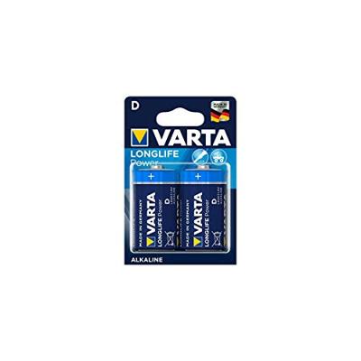 Alkalinebatterij, mono, D, LR20, 1,5V Longlife Power, detailhandel Blister (2-Pack)